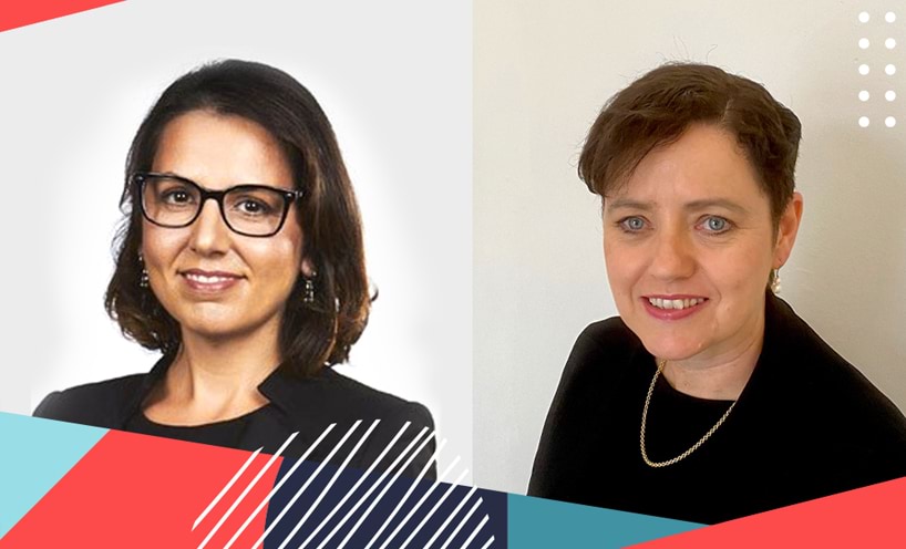 L–R: Independent Review Panel Member Emily Latif and Independent Review Panel Chairperson Janine Hebiton