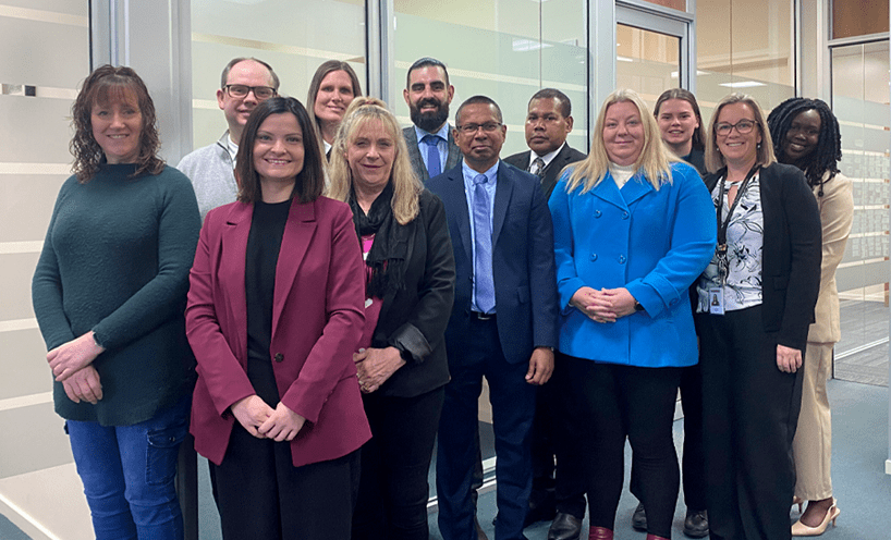 Group photo of our Horsham office staff