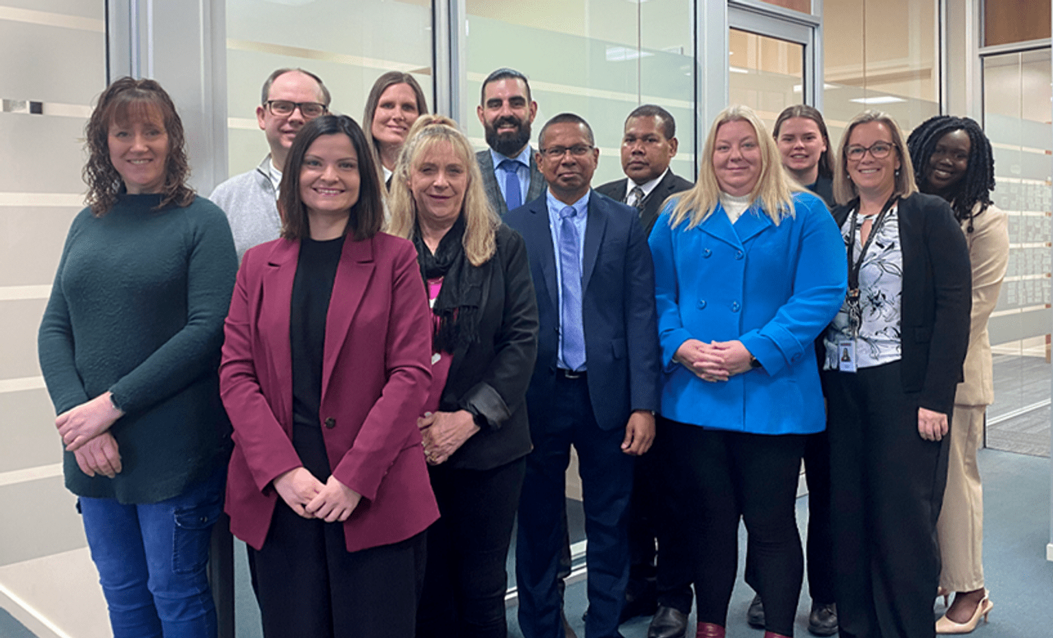 Group photo of our Horsham office staff