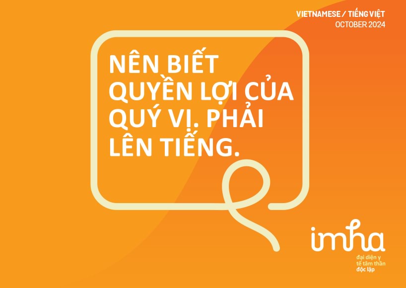 Independent Mental Health Advocacy – Vietnamese ""