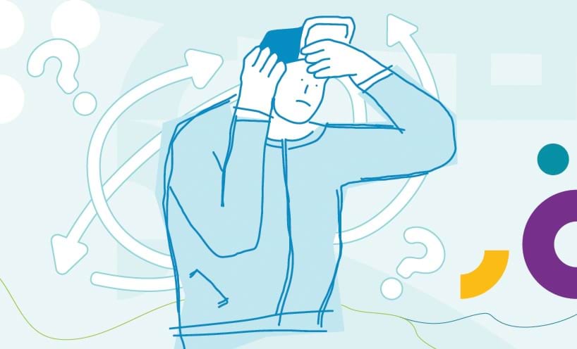 Illustration of a person looking confused