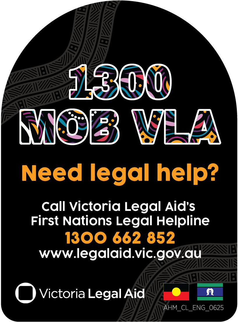 Image of Legal Help magnet 1300 MOB VLA